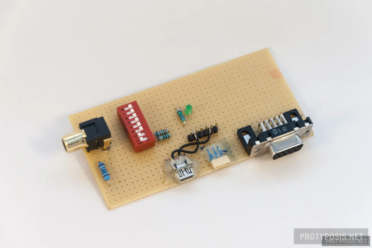 Assembled board (front)