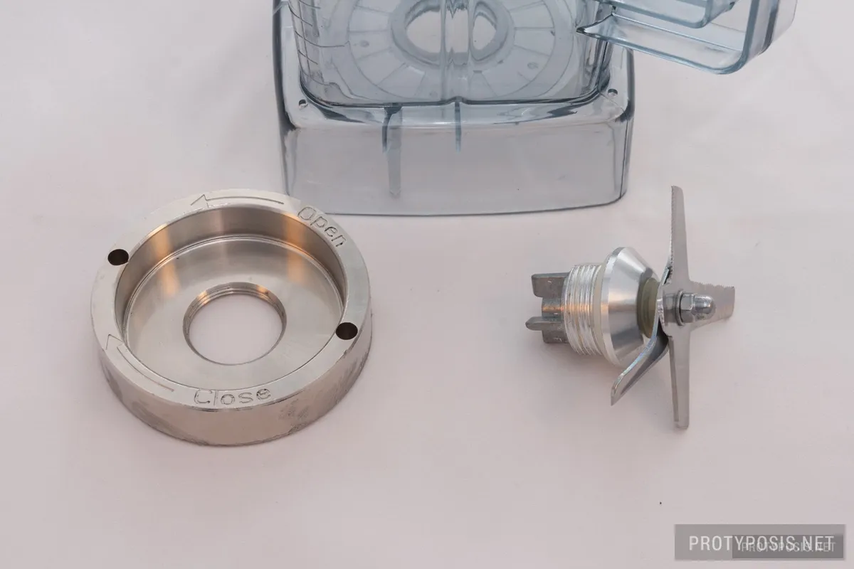 1b) Disassembled jar