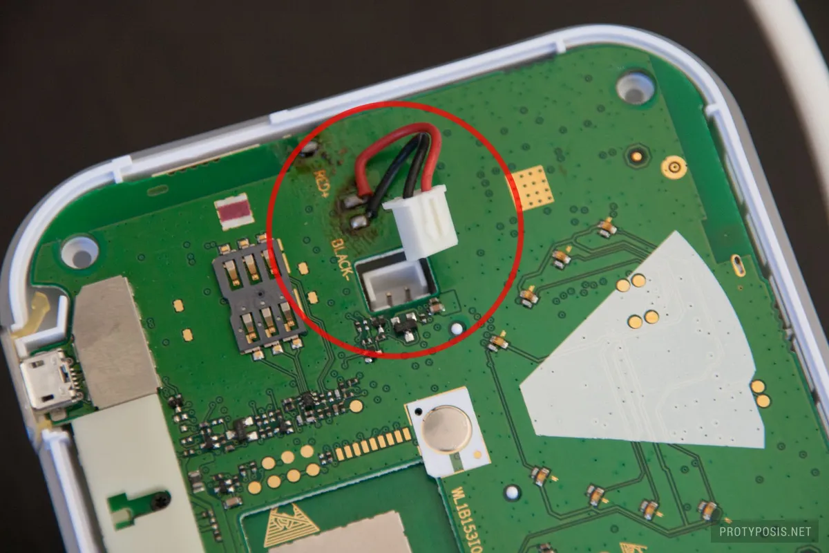4) Unplug, check voltage, and remove board