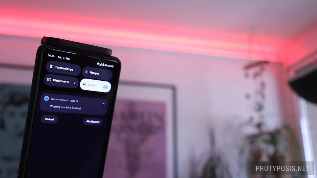Visual smart home notifications with WLED