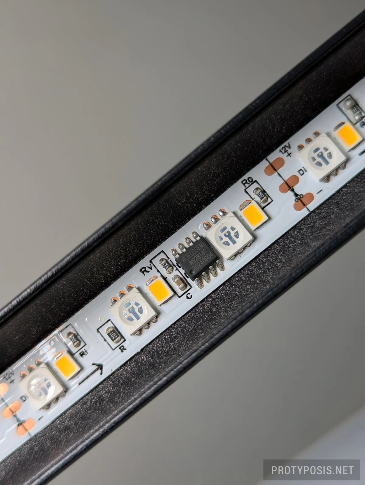 Detailed look at LED strip