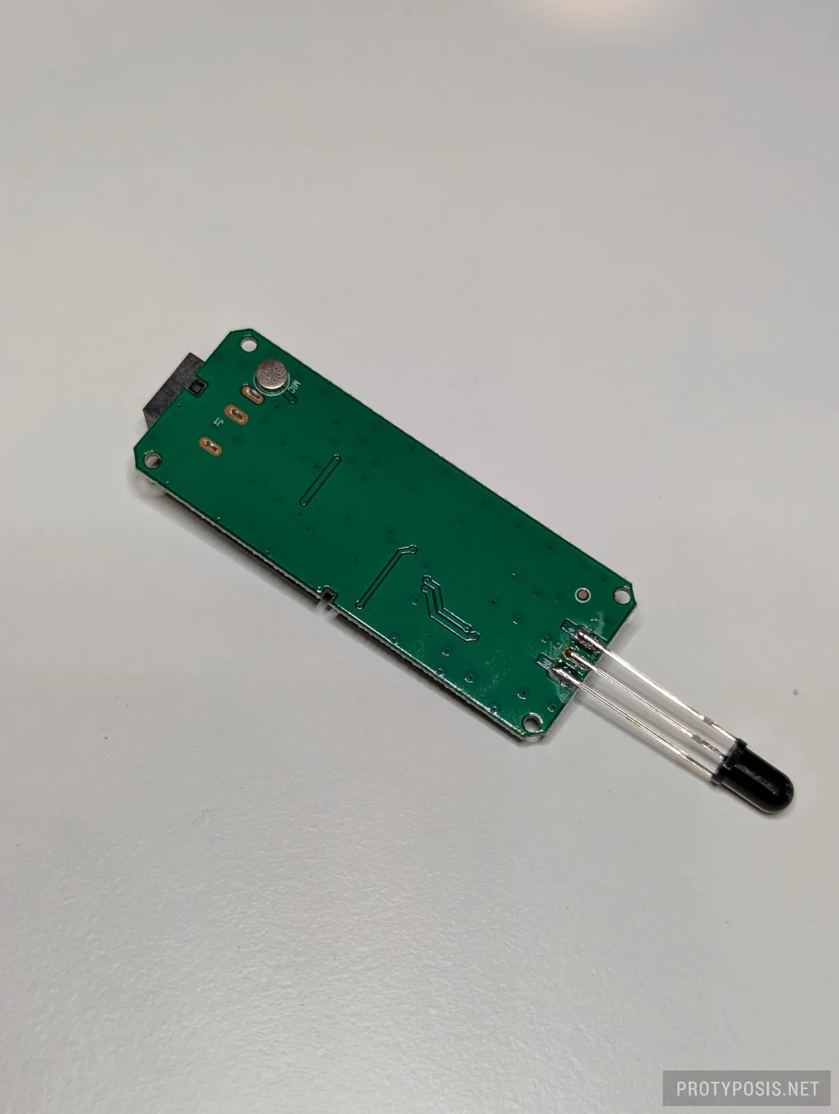 Detailed look at controller board back side