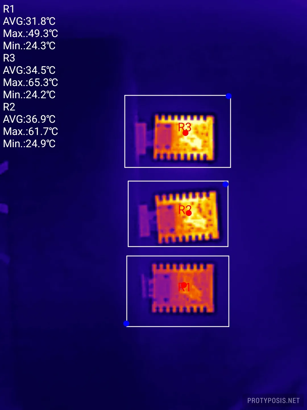 ESP32-C3 SuperMini comparison (back)