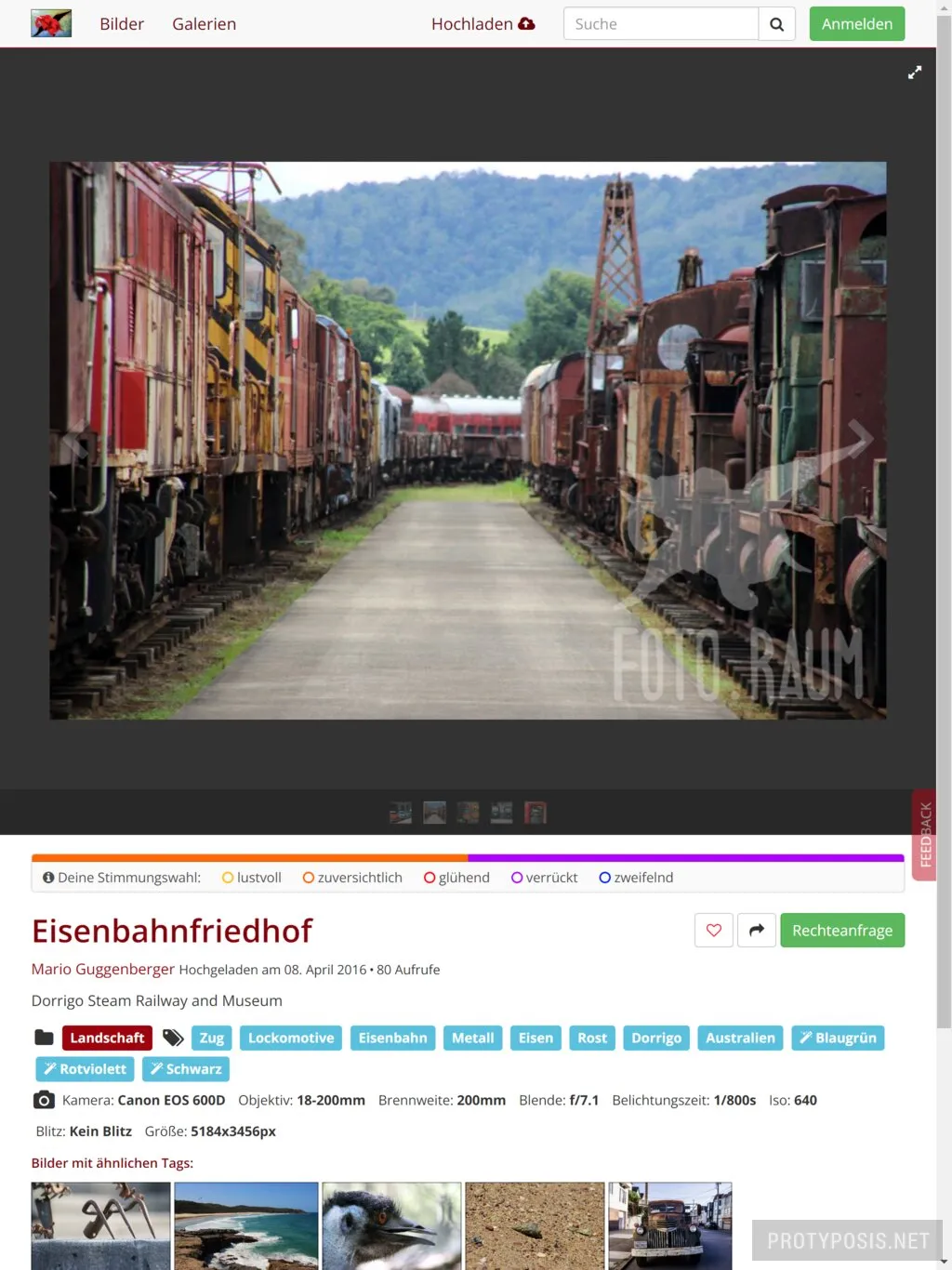 Plugin: picture mood voting
