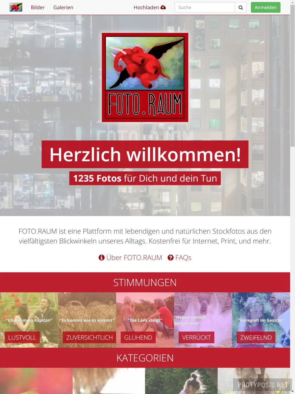 Main page with custom theme